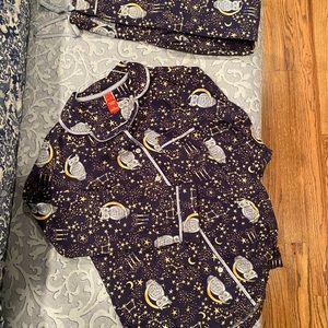 Cute OWL flannel pajama set